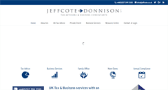 Desktop Screenshot of jeffcotedonnison.co.uk